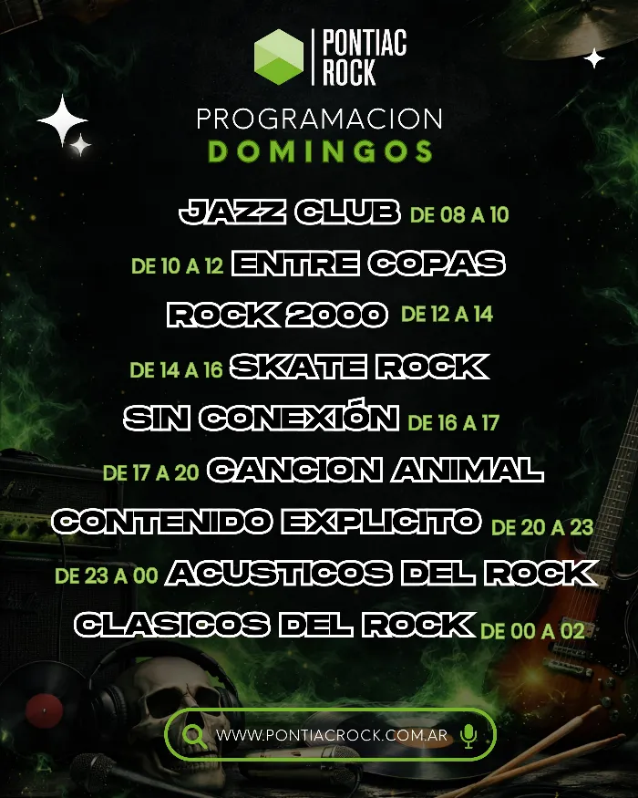 Programación Pontiac Rock